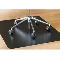Clear Style Bodenschutzmatte für glatte Böden Black rechteckig, 122,0