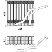 Mahle Verdampfer, Klimaanlage