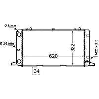 Mahle CR 1415 000S für 80 B4 Stufenheck (8C2)