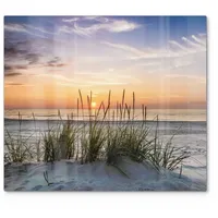 Deqori Herdabdeckplatte Glas | einteilig 60x52 cm | Motiv