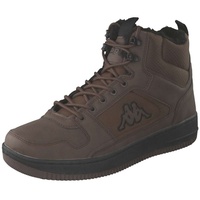 Kappa Shab FUR Unisex Sneaker, Braun, 42 EU