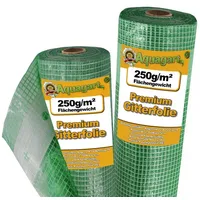 Aquagart 5m Gitterfolie, Gartenfolie, Gewächshausfolie, Frühbeetfolie 2m breit