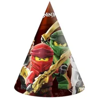 Procos 92245 - Papphüte, Lego Ninjago, FSC® Mix, 6