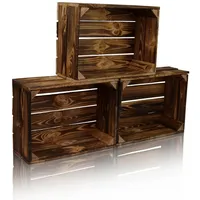 CHICCIE Holzkiste 38 x 28 x 15 cm 3-tlg.