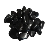 Aquagart Polierter Kiesel 20 kg Schwarz