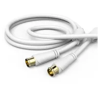 Hama Essential Line Antennenkabel, 100dB, 1.5m, weiß (205034)