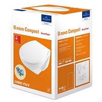 Villeroy & Boch O.novo Wand-WC Compact mit WC-Sitz, im