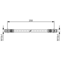 Bosch 1987476309 Bremsschlauch