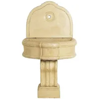Casa Padrino Luxus Barock Wandbrunnen Beige 85 x 58,5