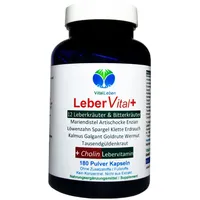 Vitalleben LEBER Vital 12 Kräuter & Bitterstoffe + Lebervitamin