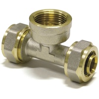 Pipetec Schraubfitting-T-Stück mit Mittelabgang Innengewinde 32 x 3 mm