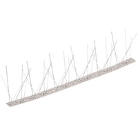 VidaXL 6-tlg. Vogelabwehr-Spikes-Set 3 m Edelstahl 5-reihig