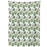 ABAKUHAUS Monstera Tischdecke, Tropischen Dschungel Leaves, Wasserfest Waschbar mit