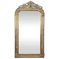 Casa Padrino Barock Wandspiegel Gold / Weiß 85 x