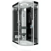 AcquaVapore Dusche Duschkabine D60-73T3R-EC Duschtempel Sauna 80x120 cm