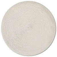 Zeller 27042 Platzset Twist, PP, Creme, ca. Ø 38