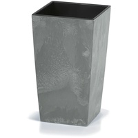 DEUBA Blumentopf Betonoptik Inkl. Einlegeboden Indoor Outdoor Blumenkasten Pflanzkübel