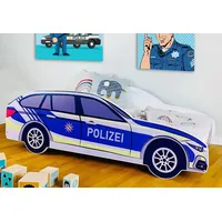 Kids Collective Autobett Kinderbett Jugendbett Polizei Polizeiauto Polizist Kinder