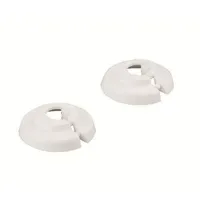 Leysser PVC-Klapprosetten 22 mm weiß 2 Stück