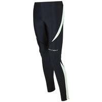 Airtracks Damen Laufhose Lang Pro Schwarz Grau SCHWARZ M
