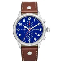 Gigandet Red Baron V Herren Armbanduhr Edelstahl Blau Datum