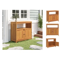VidaXL Konsolentisch 80 x 75 x 35 cm Massivholz