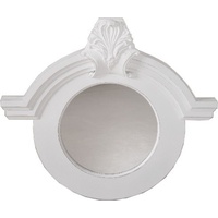 Casa Padrino Jugendstil Antik Shabby Chic Wandspiegel Rund Ornament