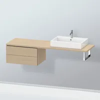 Duravit L-Cube Seitenschrank, 2 Auszüge, LC585907171,
