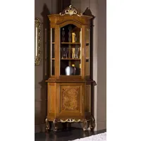 Casa Padrino Luxus Barock Vitrine Braun / Gold -