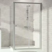 Hüppe Alpha 2 Gleittür mit festem Segment 130 x