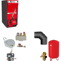 Atmos Pelletkessel | PX20 | 20 kW | Komplettset