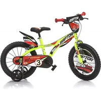 DINO BIKES Raptor Fluoreszierendes Gelb 14" - Gelb