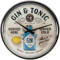 Nostalgic Art Nostalgic-Art Wanduhr - Tonic Served Here -