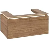Villeroy & Boch Legato Waschtischunterschrank B678L0RH 80x38x50cm, Waschtisch mittig,