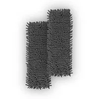BestLivings Bodenwischer Ersatzbezug Mikrovelour Chenille Grün 2er Pack
