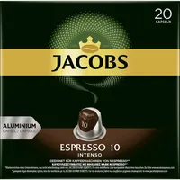 Jacobs Espresso 10 Intenso Kaffeekapseln 20 St.