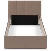 Halmon Schlafkomfort Betten Polsterbett Sahara, Holz, 100x200 cm, Schlafzimmer,
