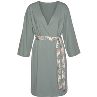LASCANA Kimono in uni und Allover-Druck grün