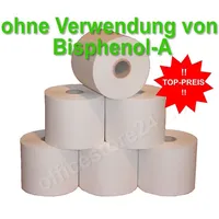Veit GmbH Veit 50 Stück Thermorollen unbedruckt 58mmx50mx12mm ØRolle: