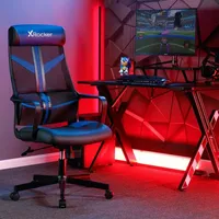 X Rocker Helix Mesh Gaming Chair - Blue -