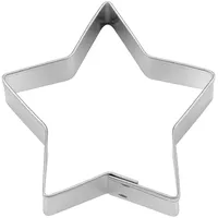 Staedter Städter Ausstechform Ausstecher, Edelstahl, Silber, 9cm