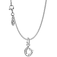 Pandora 39718 Damen Halskette 925 Sterlingsilber mit Hufeisen 45