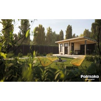 Palmako Gartenhaus Holz Grace 561 x 290 cm naturbelassen