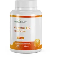 Vitasanum VitaSanum® - Vitamin B2 (Riboflavin) 40 mg 200