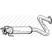 VEGAZ Mittelschalldämpfer MG Mg Zr