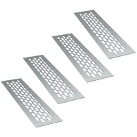 Sossai sossai® Aluminium Lüftungsgitter - Alucratis (4 Stück) |