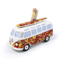 BRISA VW Collection - Volkswagen Spar-Büchse-Schwein-Dose mit Surfbrett im