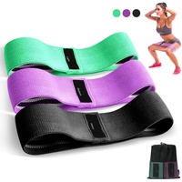 Suright Fitnessbänder Stricken, Resistance Bands Widerstandsbänder, Yogagürtel Rutsch &