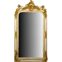 Casa Padrino Barock Wandspiegel Antik Stil Creme / Gold