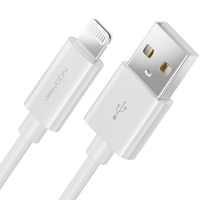 DeleyCON USB-Daten/Ladekabel MK-MK399 für Apple 2 m, Weiß